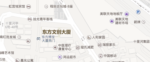 东方文创大厦地图